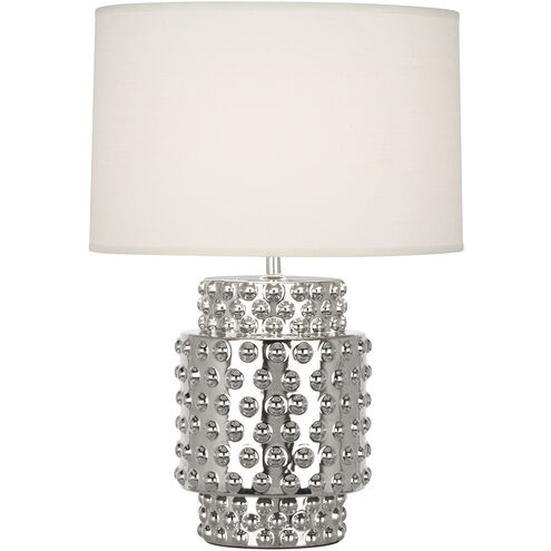 Dolly 21.38 inch 150.00 watt Nickel Metallic Accent Lamp Portable Light in Fondine