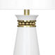 Pearl 29.38 inch 150 watt Lily Table Lamp Portable Light in Modern Brass, Lily With Gold