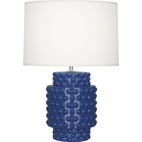 Dolly 21.38 inch 150.00 watt Cobalt Glazed Textured Ceramic Accent Lamp Portable Light in Fondine