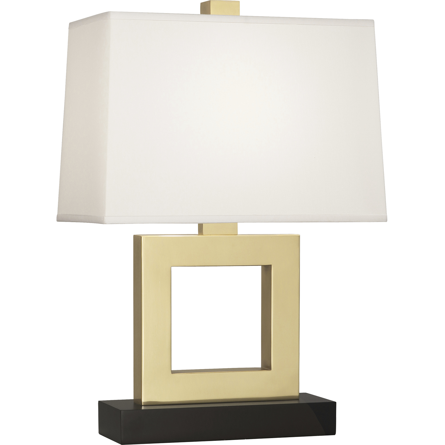 Doughnut 20.75 inch 150 watt Natural Brass Table Lamp Portable Light in Snowflake