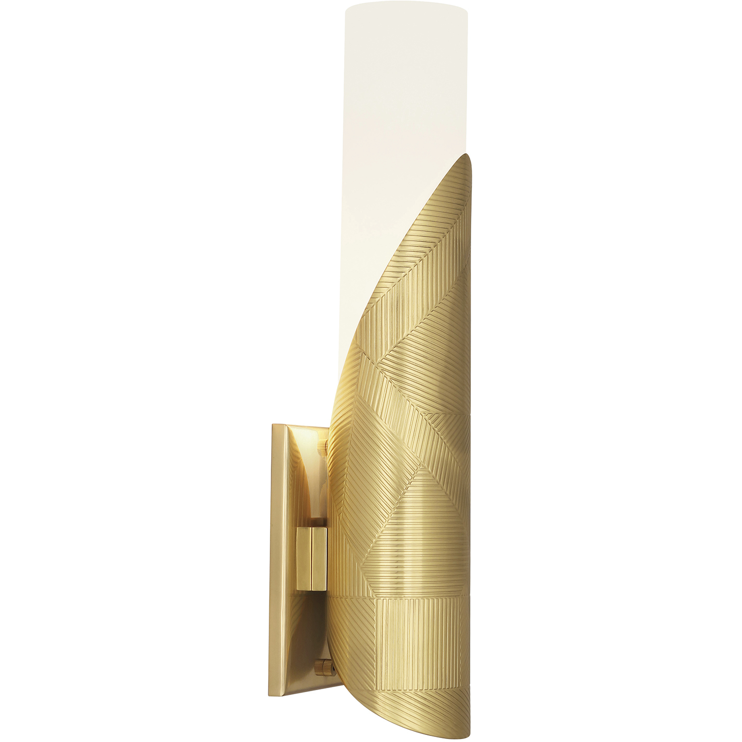 Michael Berman Brut 1 Light 4.5 inch Modern Brass Wall Sconce Wall Light