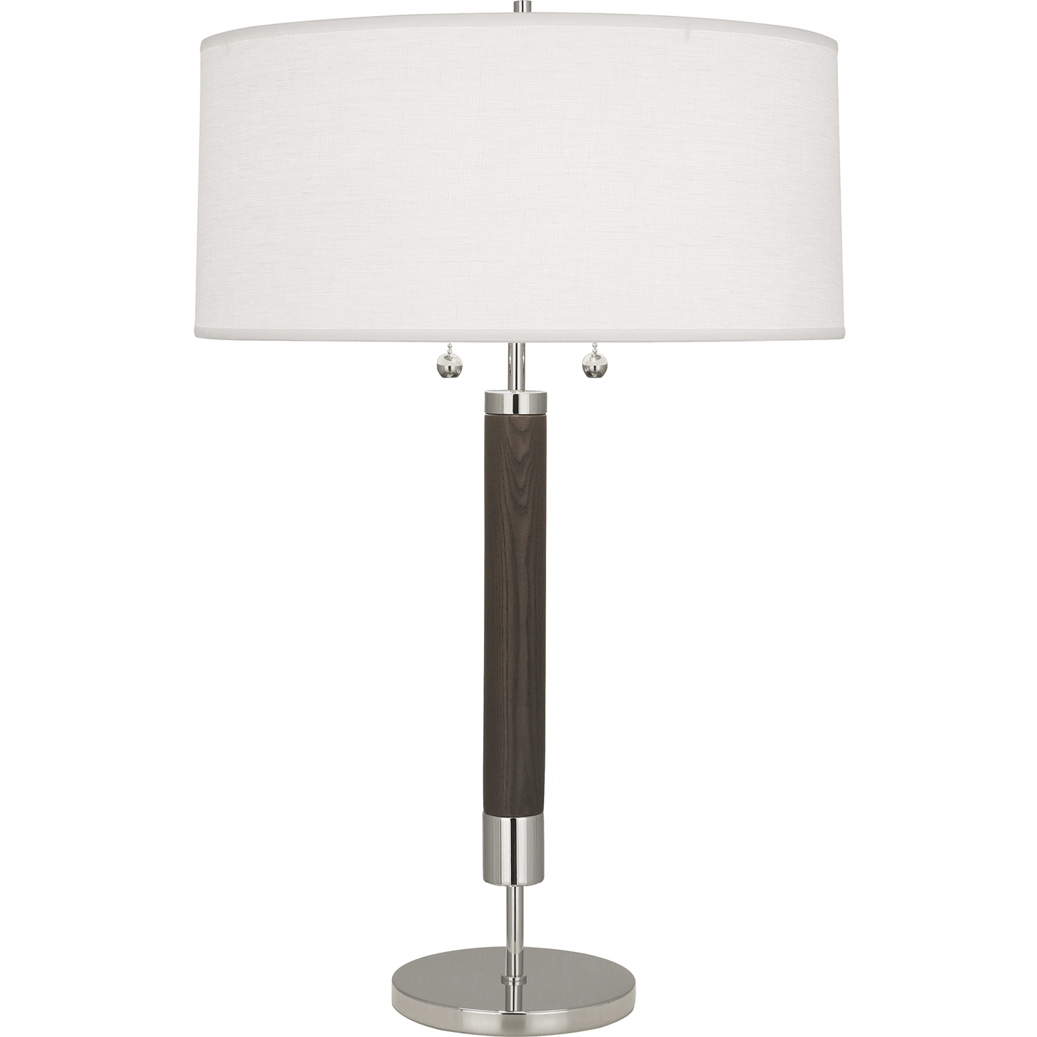 Dexter 28.25 inch 100 watt Polished Nickel Table Lamp Portable Light