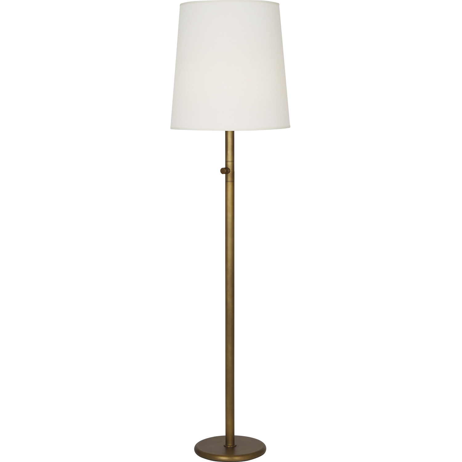 Rico Espinet Buster Chica 62.5 inch 150 watt Aged Brass Floor Lamp Portable Light in Fondine