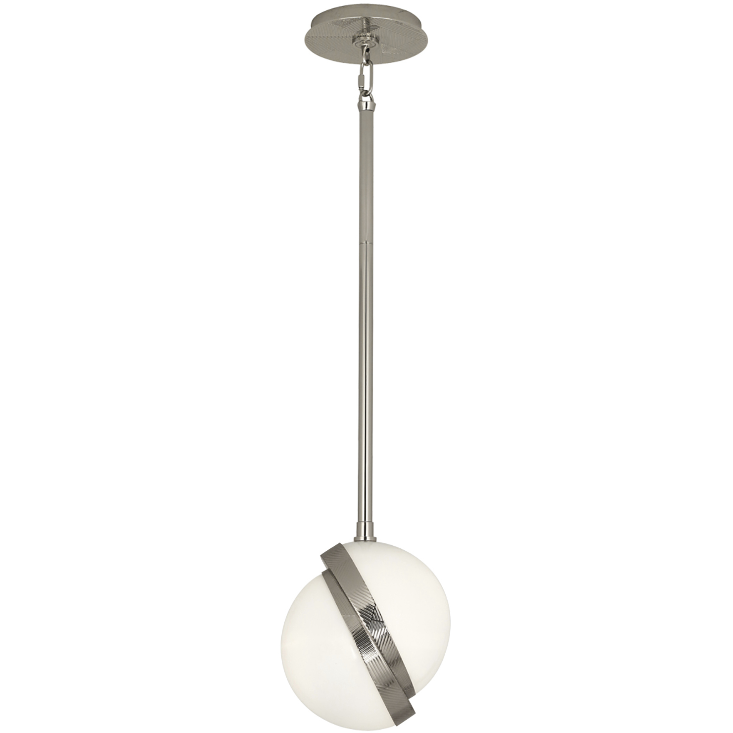 Michael Berman Brut 1 Light 7 inch Polished Nickel Pendant Ceiling Light