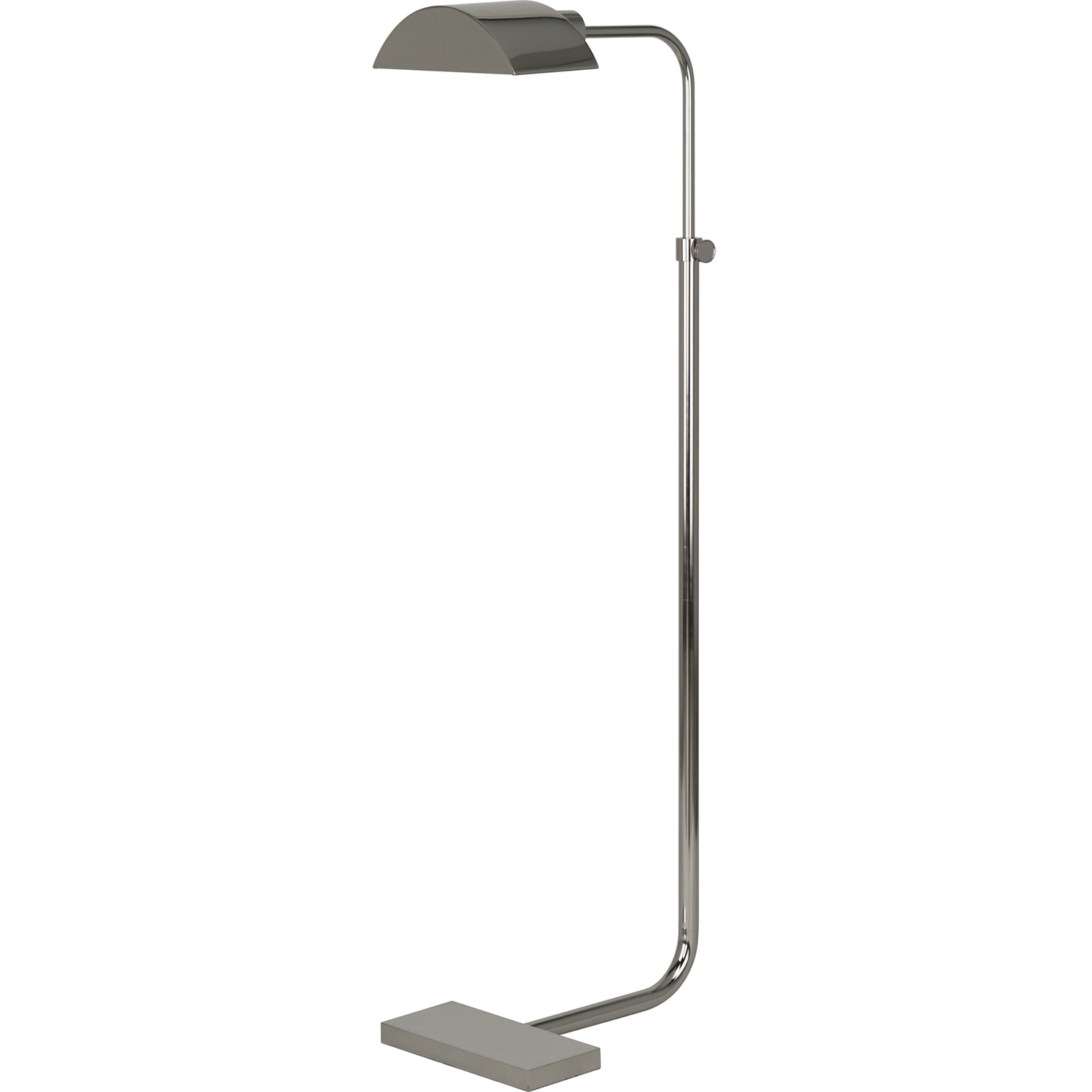 Koleman 35.63 inch 60 watt Polished Nickel Floor Lamp Portable Light