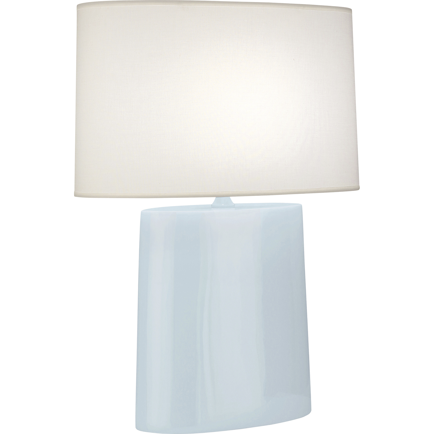 Victor 26.25 inch 100 watt Baby Blue Table Lamp Portable Light