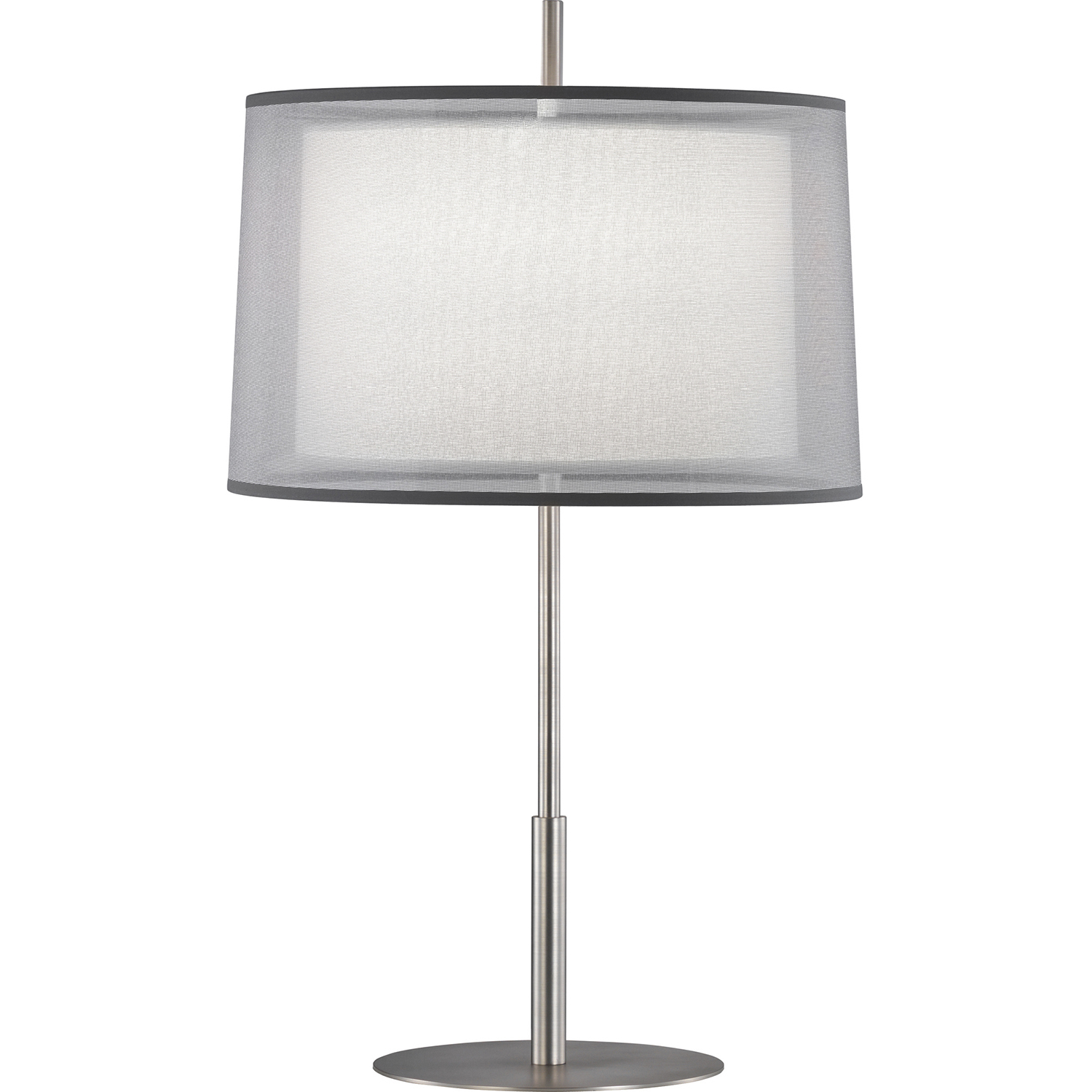 Saturnia 30 inch 150 watt Stainless Steel Table Lamp Portable Light