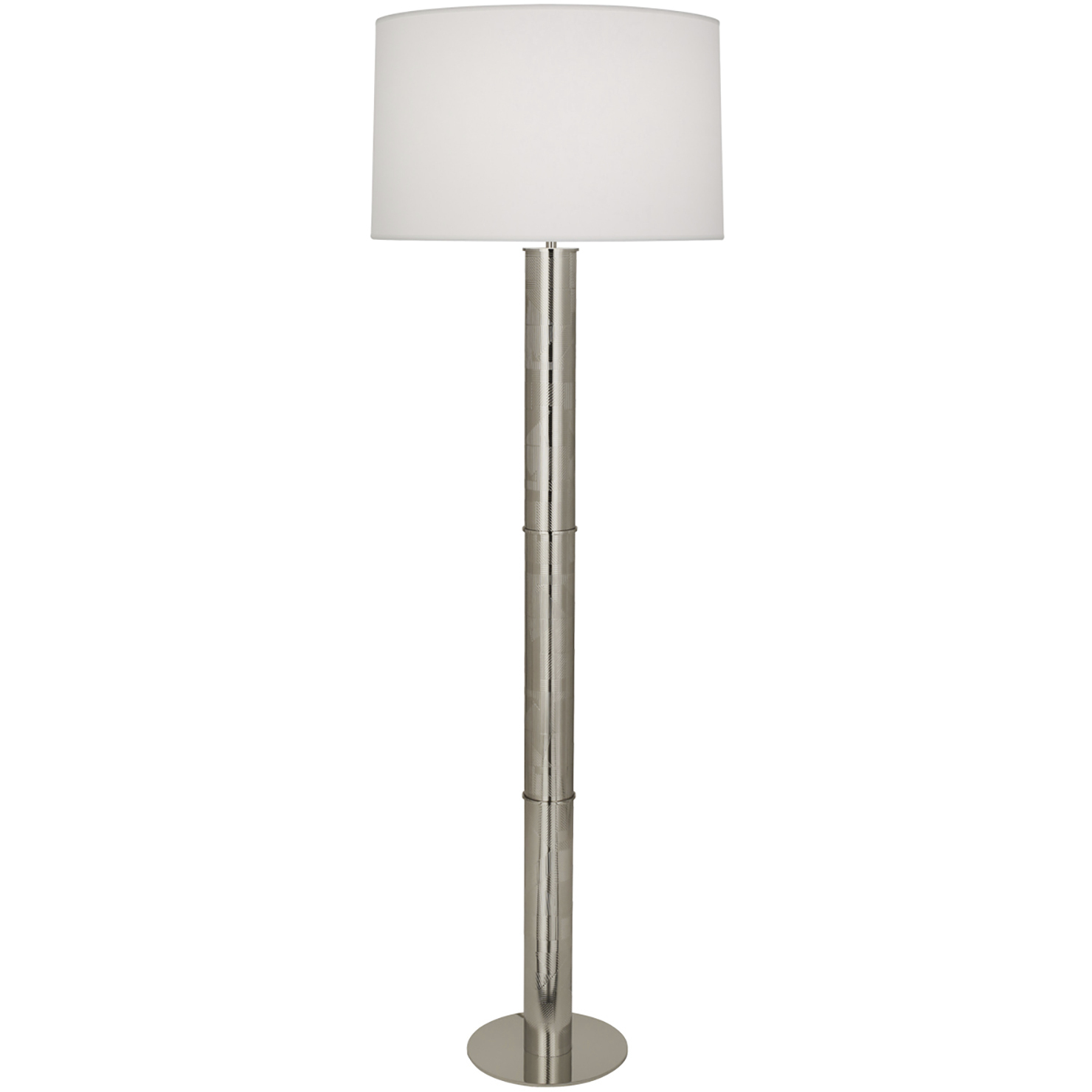 Michael Berman Brut 62.25 inch 150 watt Polished Nickel Floor Lamp Portable Light