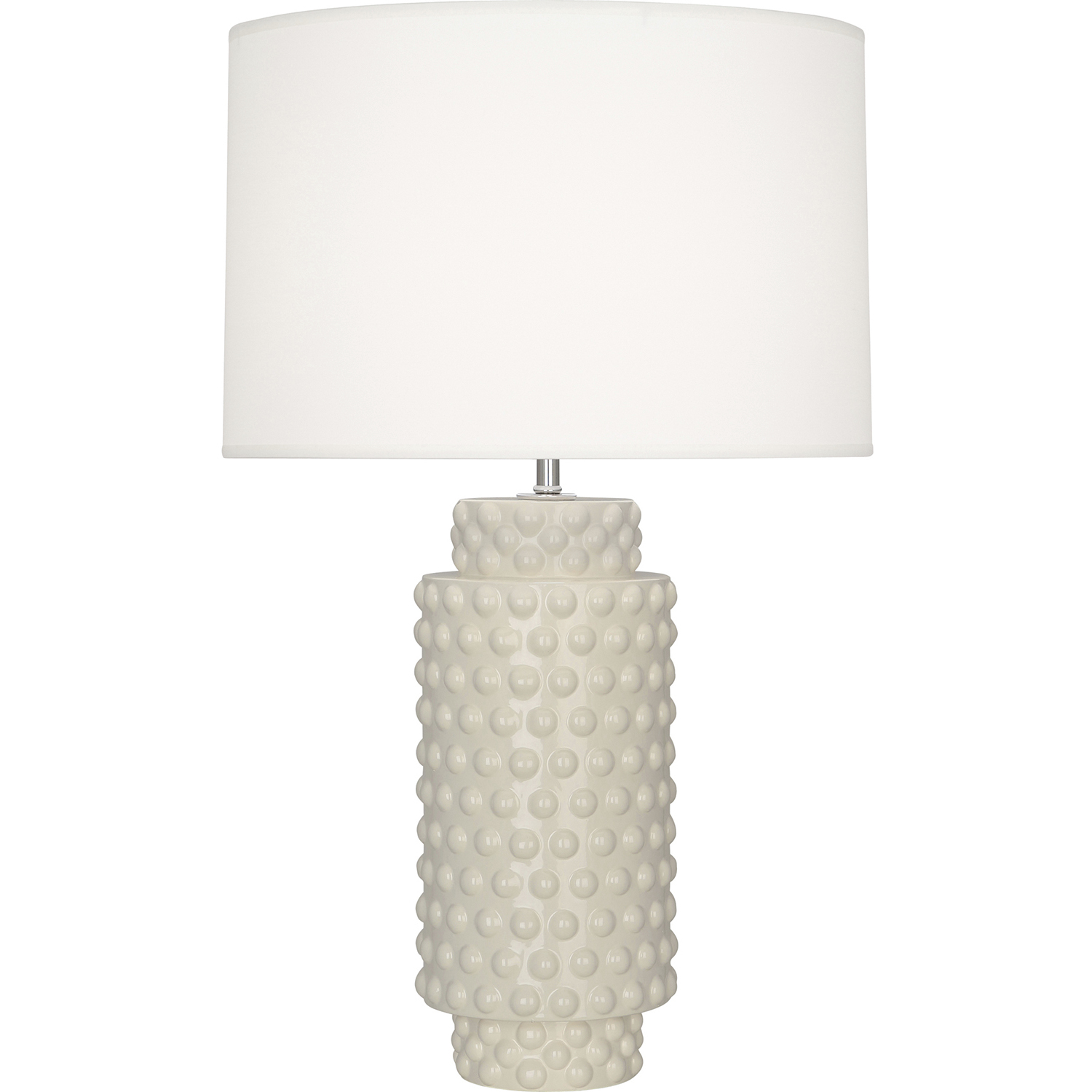 Dolly 27.5 inch 150 watt Bone Table Lamp Portable Light in Fondine