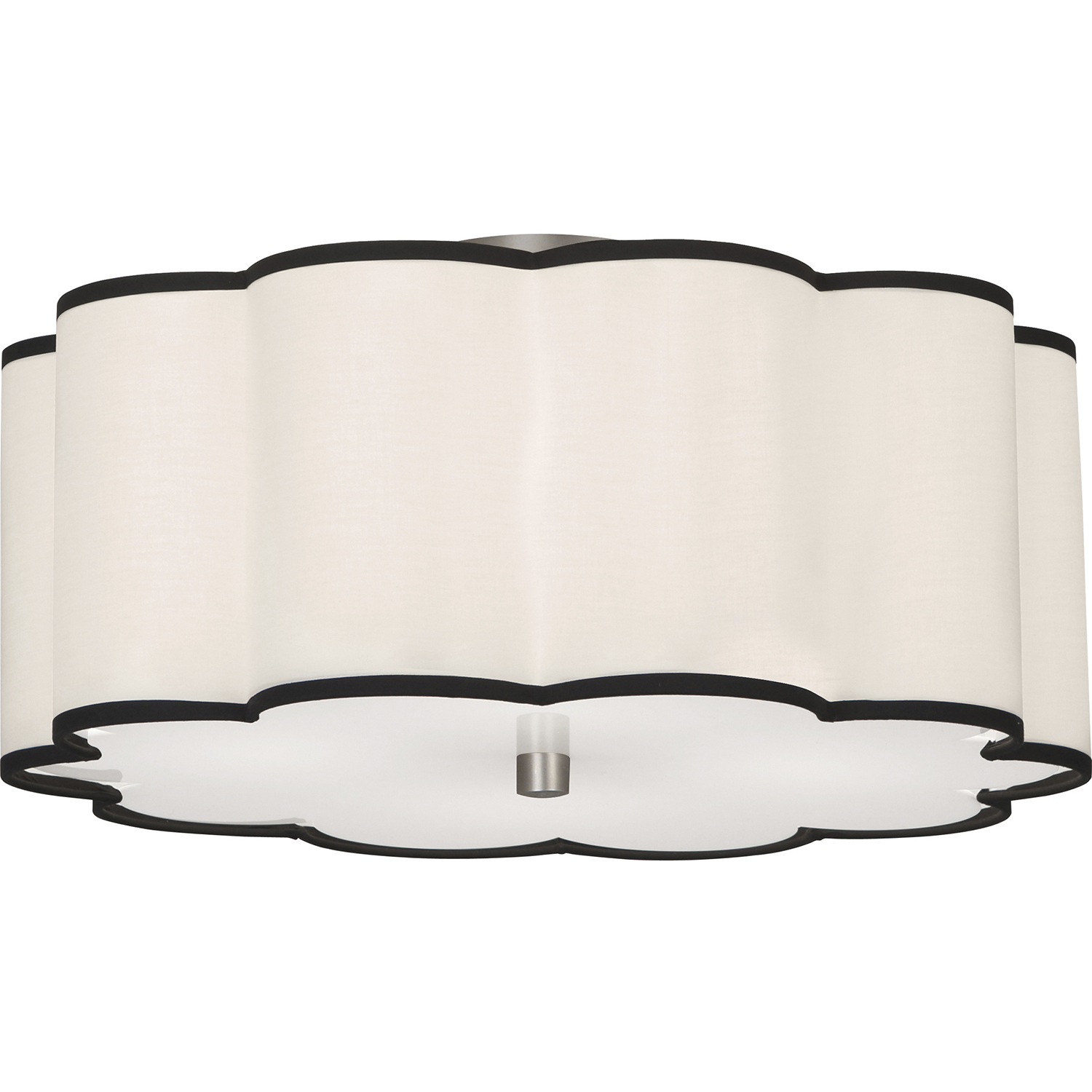 Axis 4 Light 20 inch Blackened Antique Nickel Flushmount Ceiling Light
