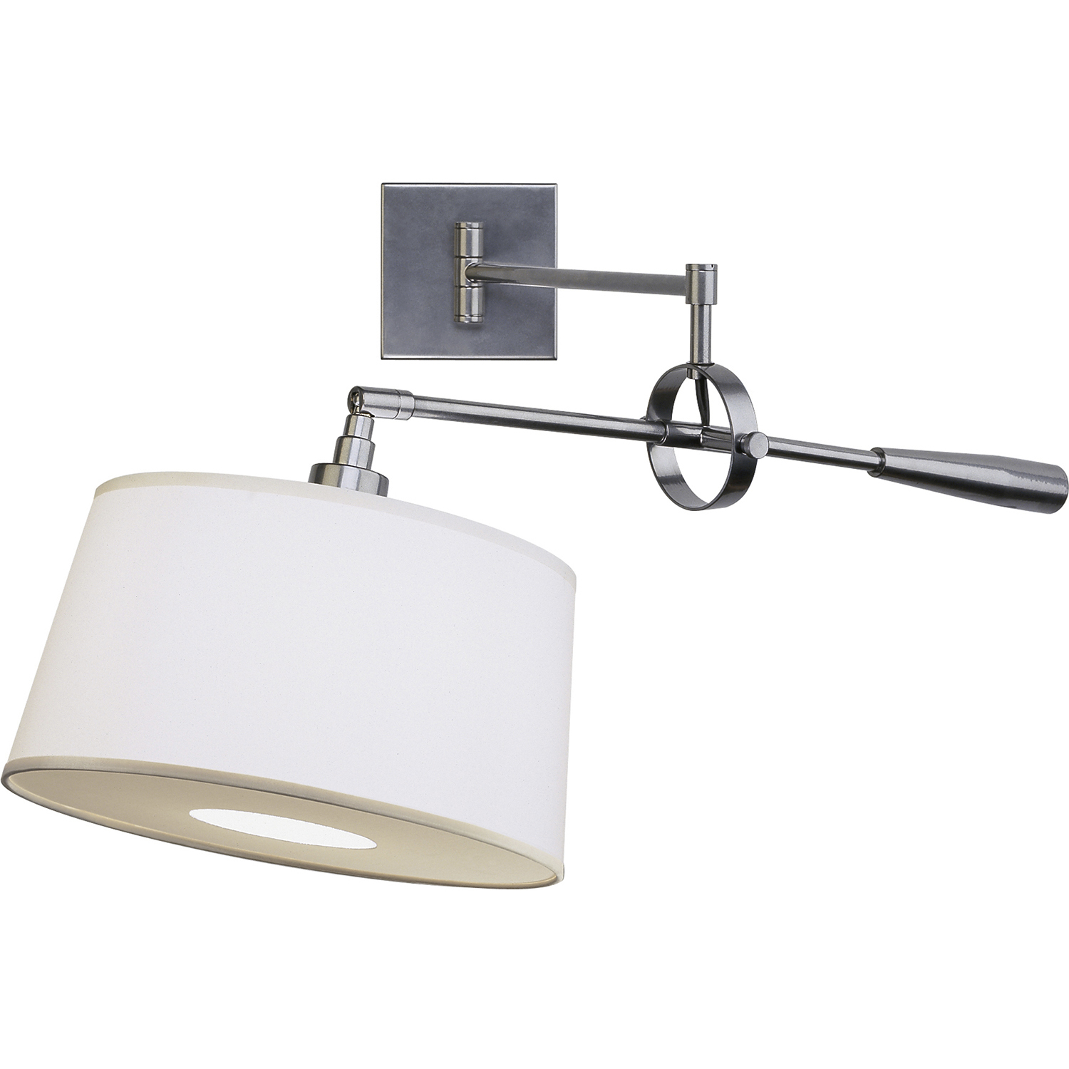 Real Simple 31.25 inch 60 watt Gunmetal Powder Coat Wall Swinger Wall Light