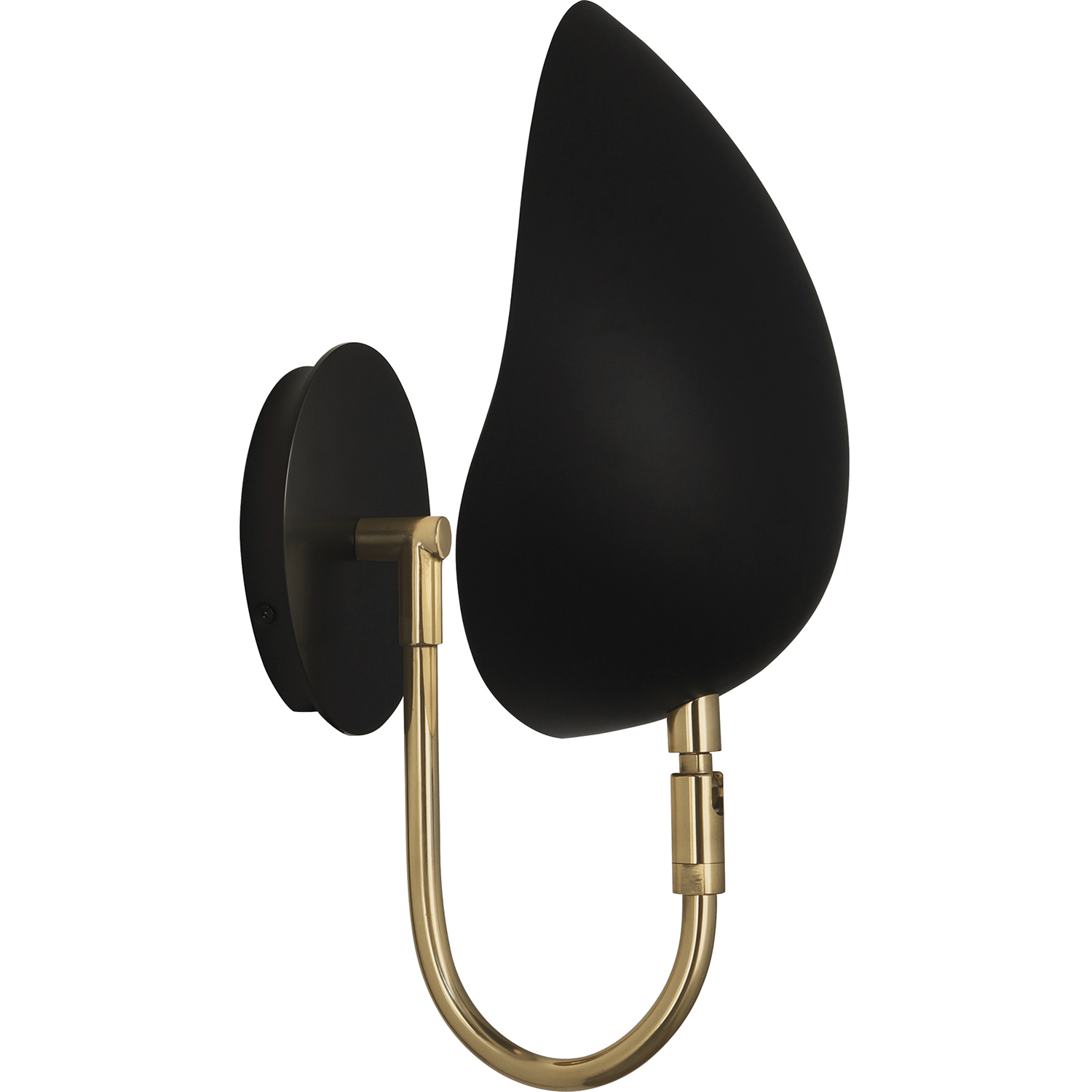Rico Espinet Racer 1 Light 9 inch Modern Brass Wall Sconce Wall Light in Matte Black