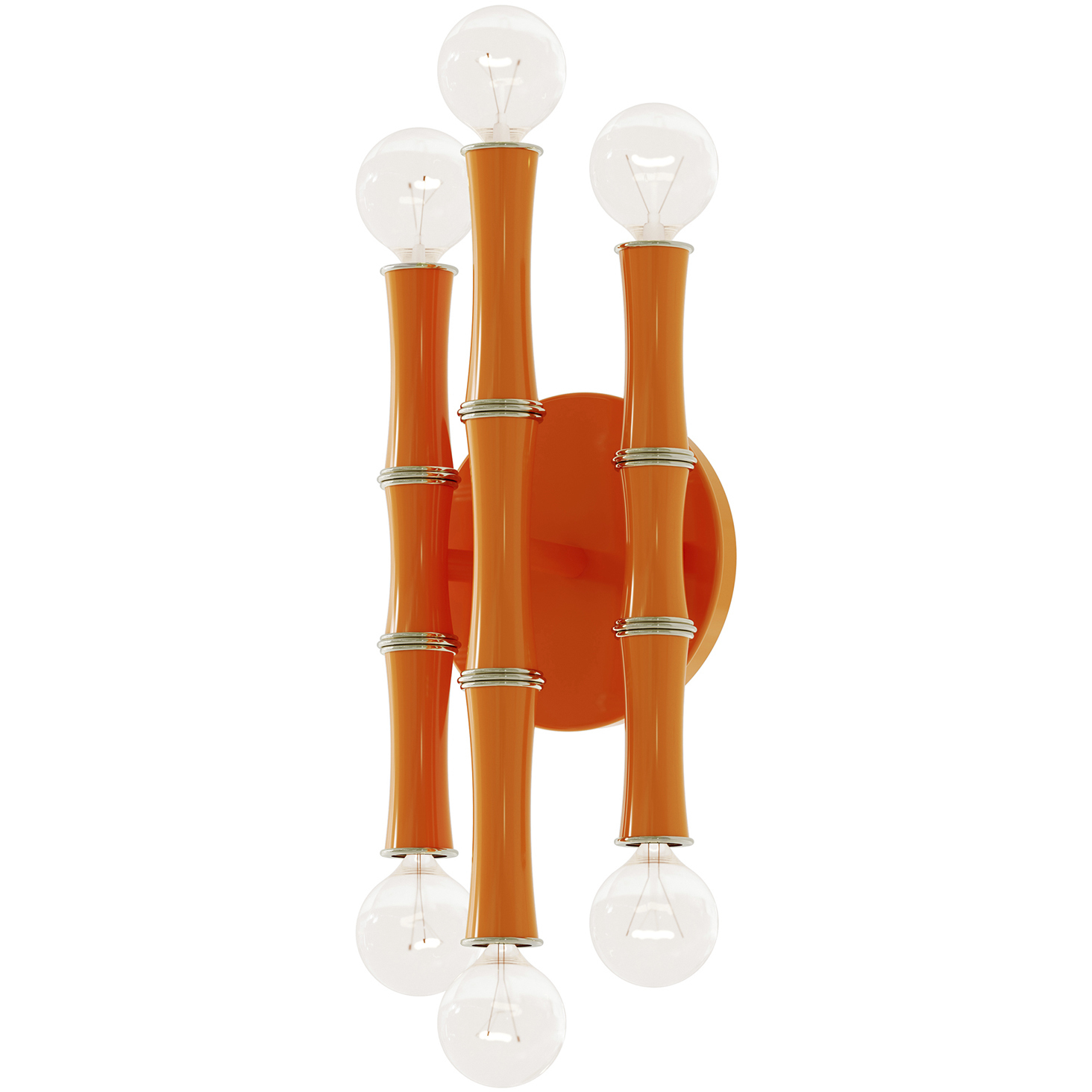 Kane LED 5.25 inch Pumpkin with Polished Nickel Wallchiere Wall Light