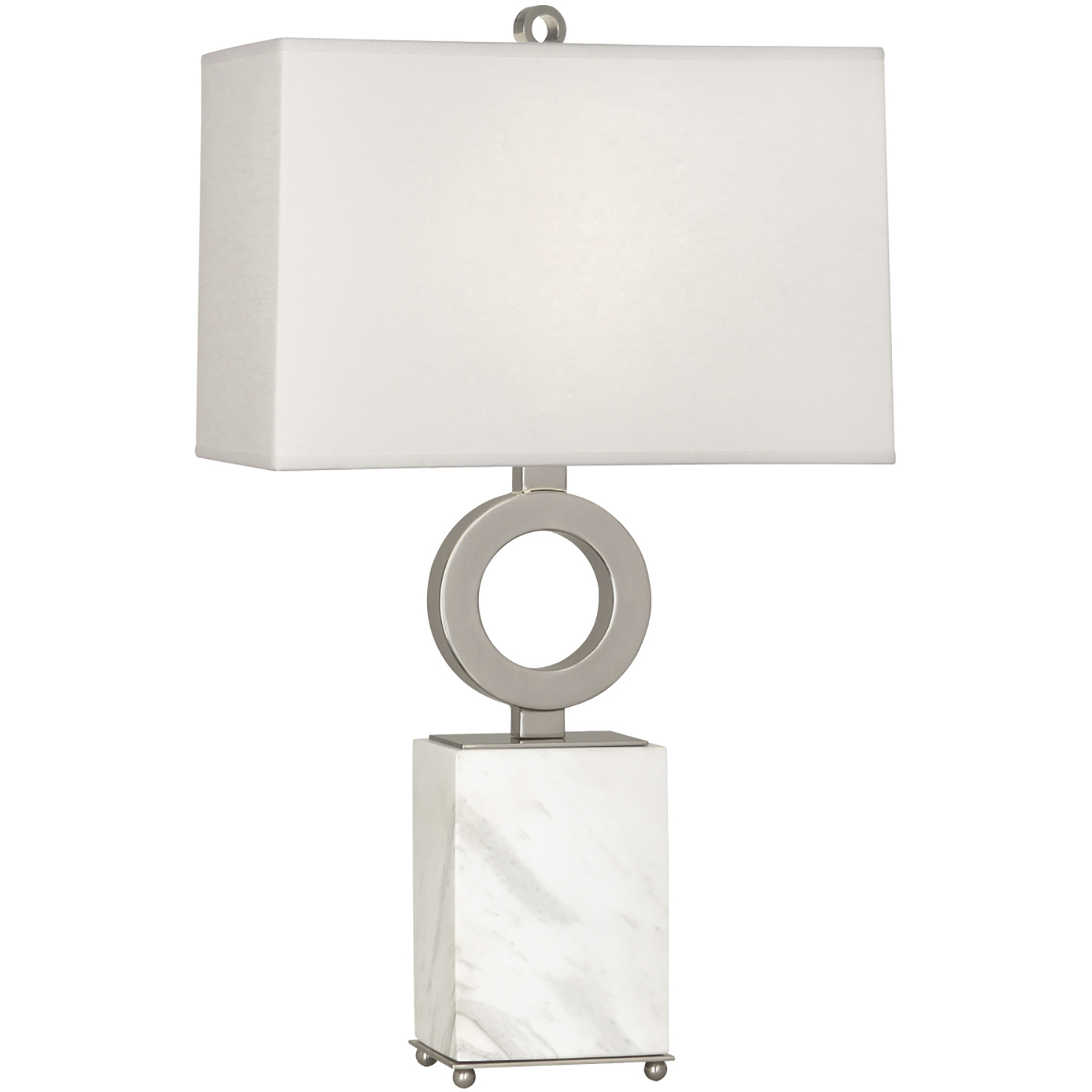 Oculus 28 inch 150 watt Antique Silver Table Lamp Portable Light in Oyster Linen