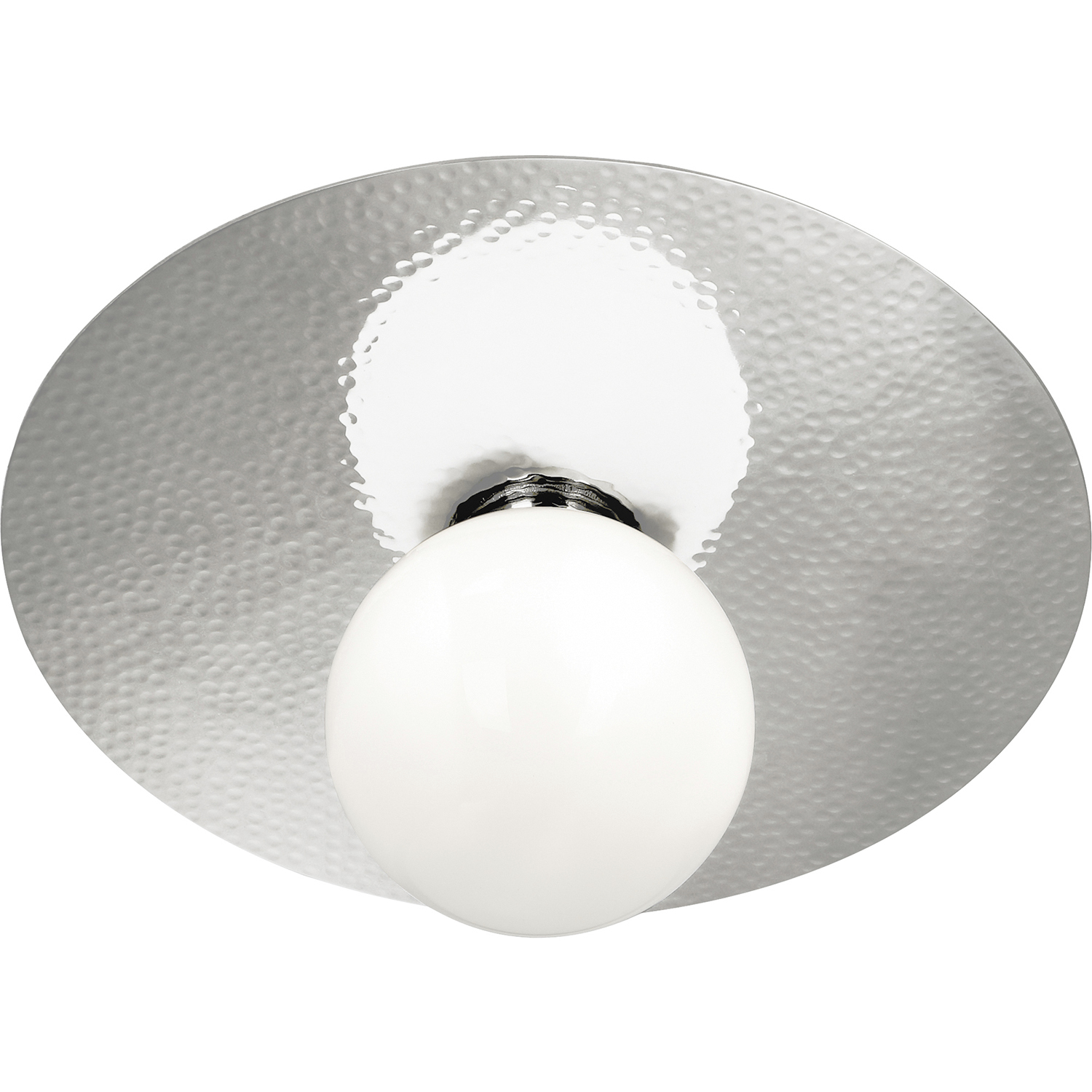 Dal LED 13 inch Polished Nickel Flushmount Ceiling Light