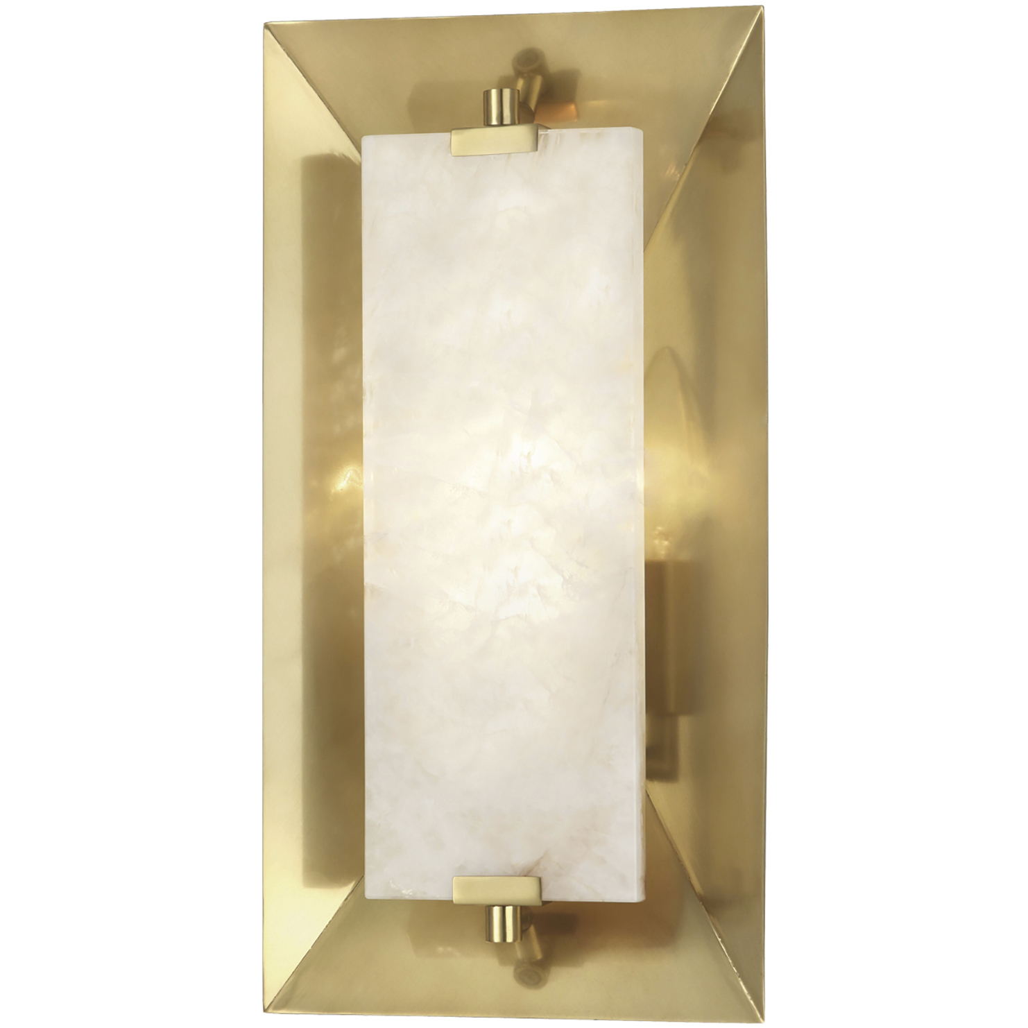Gemma 1 Light 7.25 inch Modern Brass Wall Sconce Wall Light
