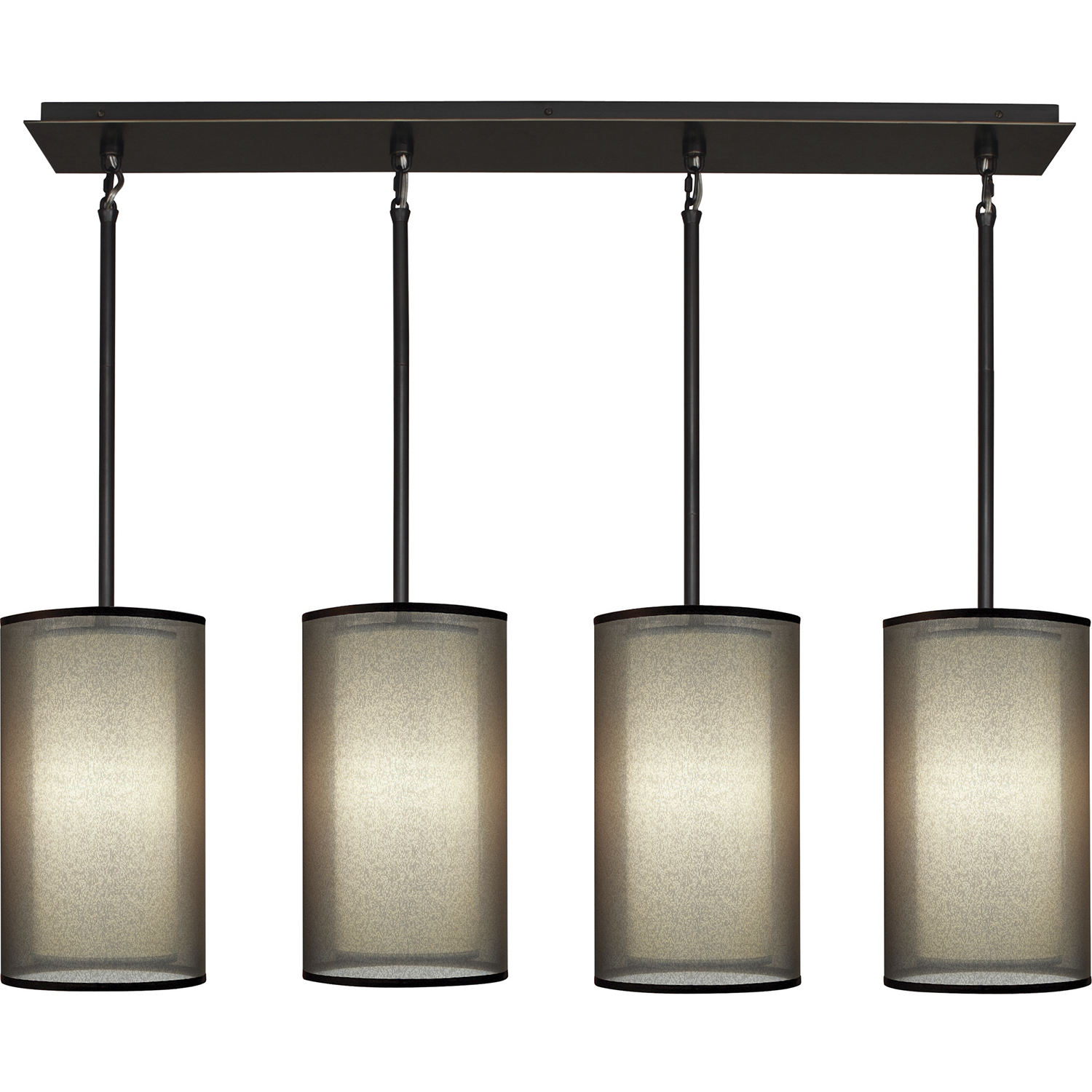 Saturnia 4 Light 44.25 inch Deep Patina Bronze Chandelier Ceiling Light