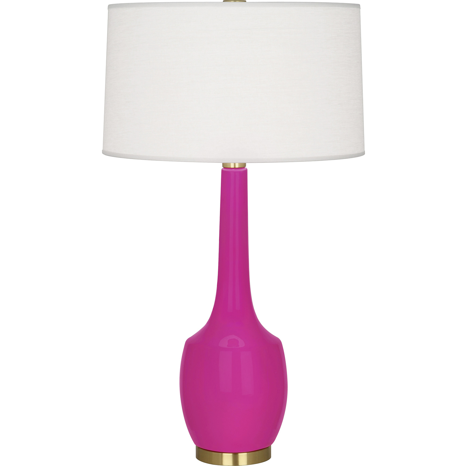 Delilah 34.31 inch 150 watt Razzle Rose Glaze Table Lamp Portable Light
