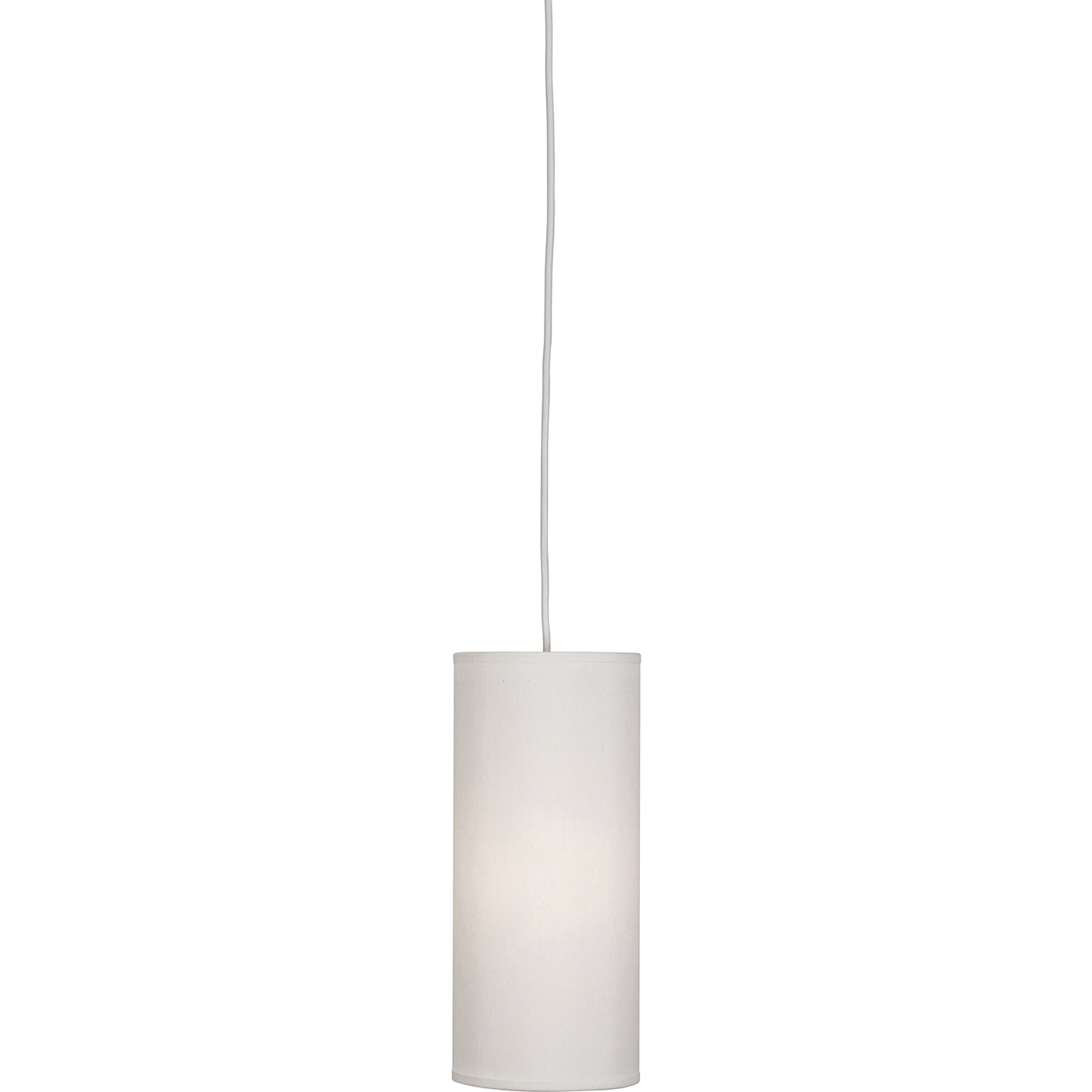 Elena 1 Light 6 inch Painted White Pendant Ceiling Light in Pearl Dupioni