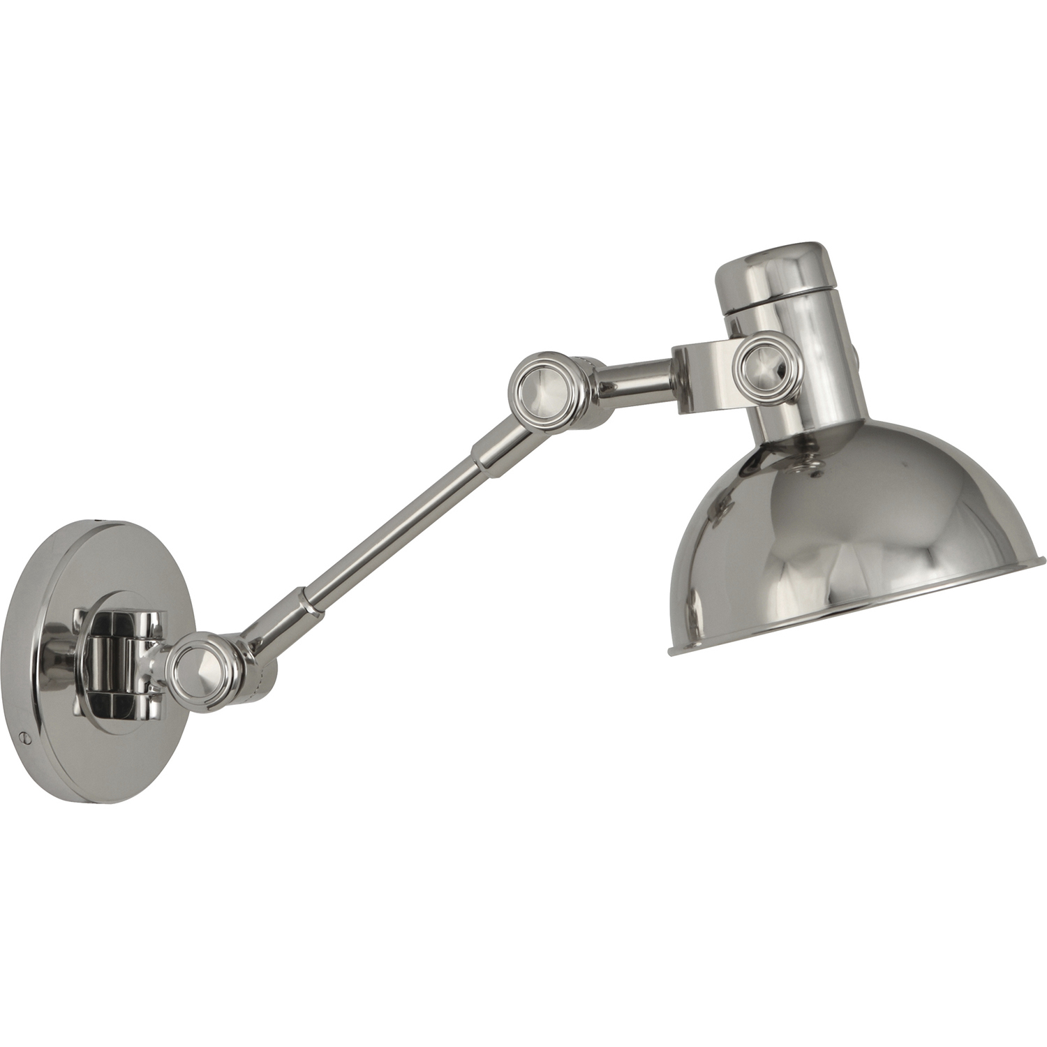 Rico Espinet Scout 9 inch 60 watt Polished Nickel Wall Swinger Wall Light