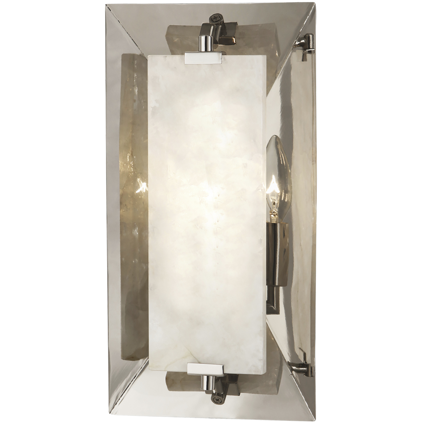 Gemma 1 Light 7.25 inch Polished Nickel Wall Sconce Wall Light