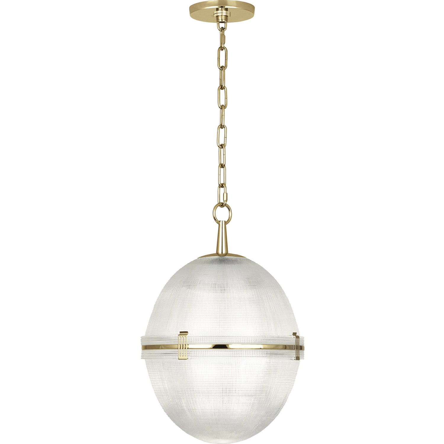 Brighton 1 Light 12.88 inch Modern Brass Pendant Ceiling Light