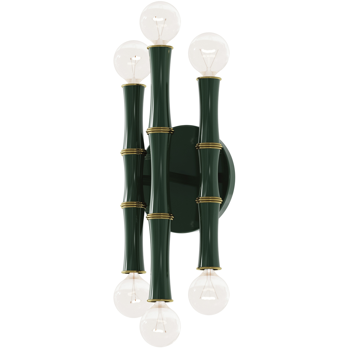 Kane LED 5.25 inch Jungle with Modern Brass Wallchiere Wall Light