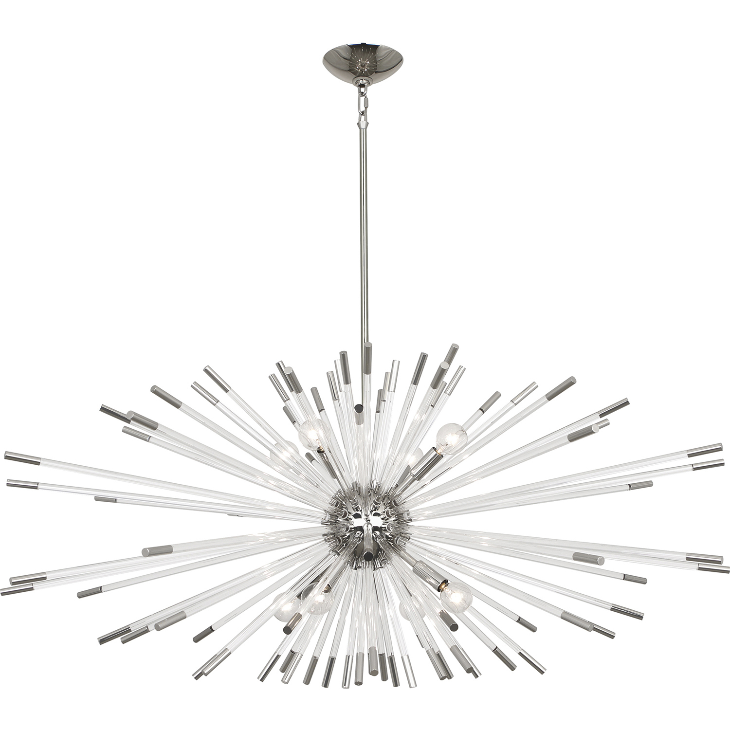 Andromeda 8 Light 45.75 inch Polished Nickel Chandelier Ceiling Light