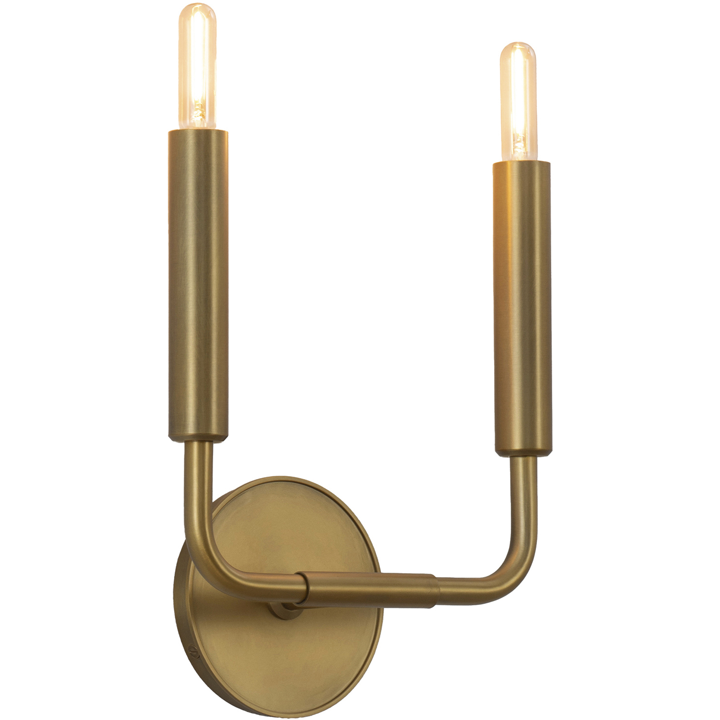 Robert Abbey Mavisten Edition Carbonia LED 9.75 inch Lacquered Burnished Brass Wall Sconce Wall Light 1406 - Open Box