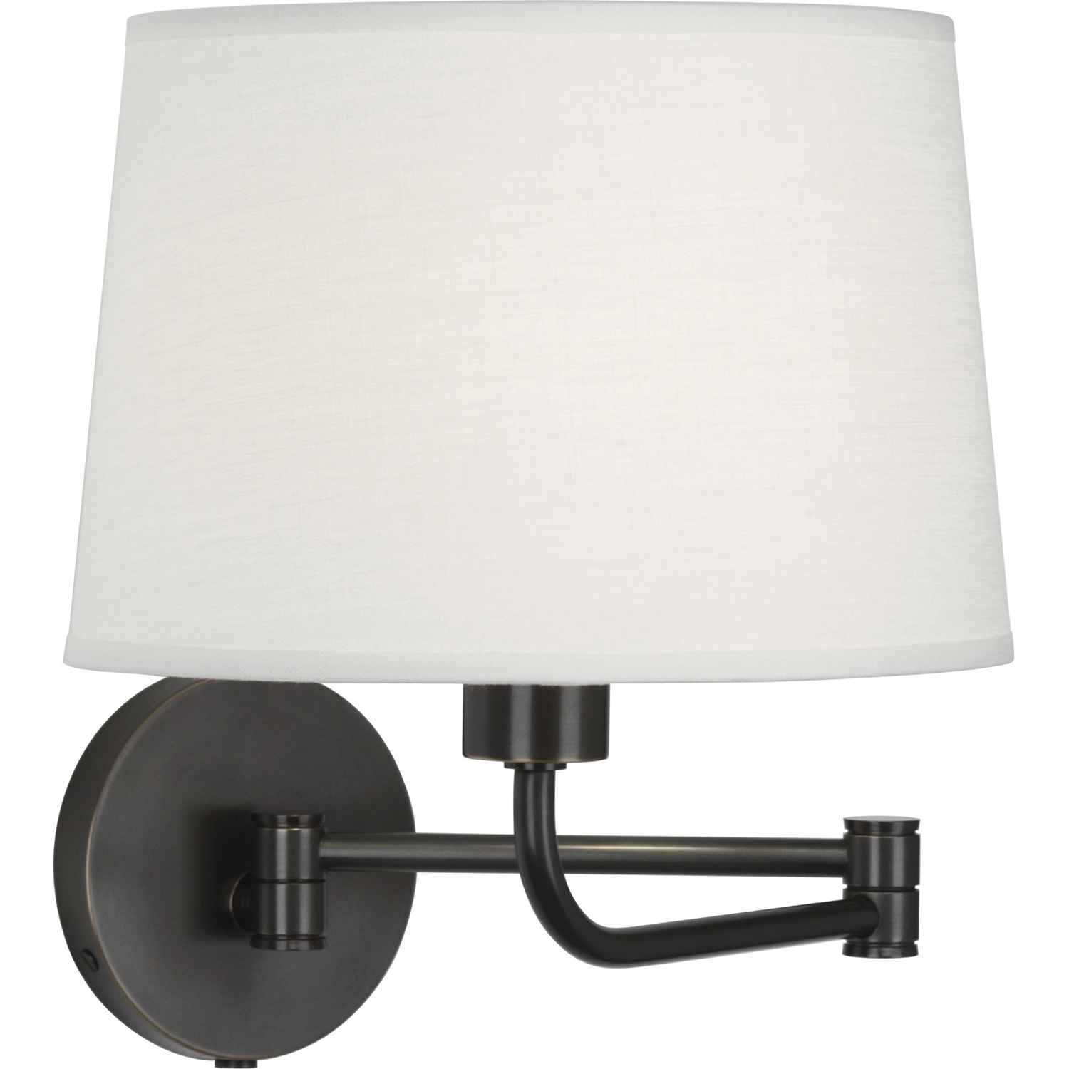 Koleman 11 inch 100 watt Deep Patina Bronze Wall Swinger Wall Light