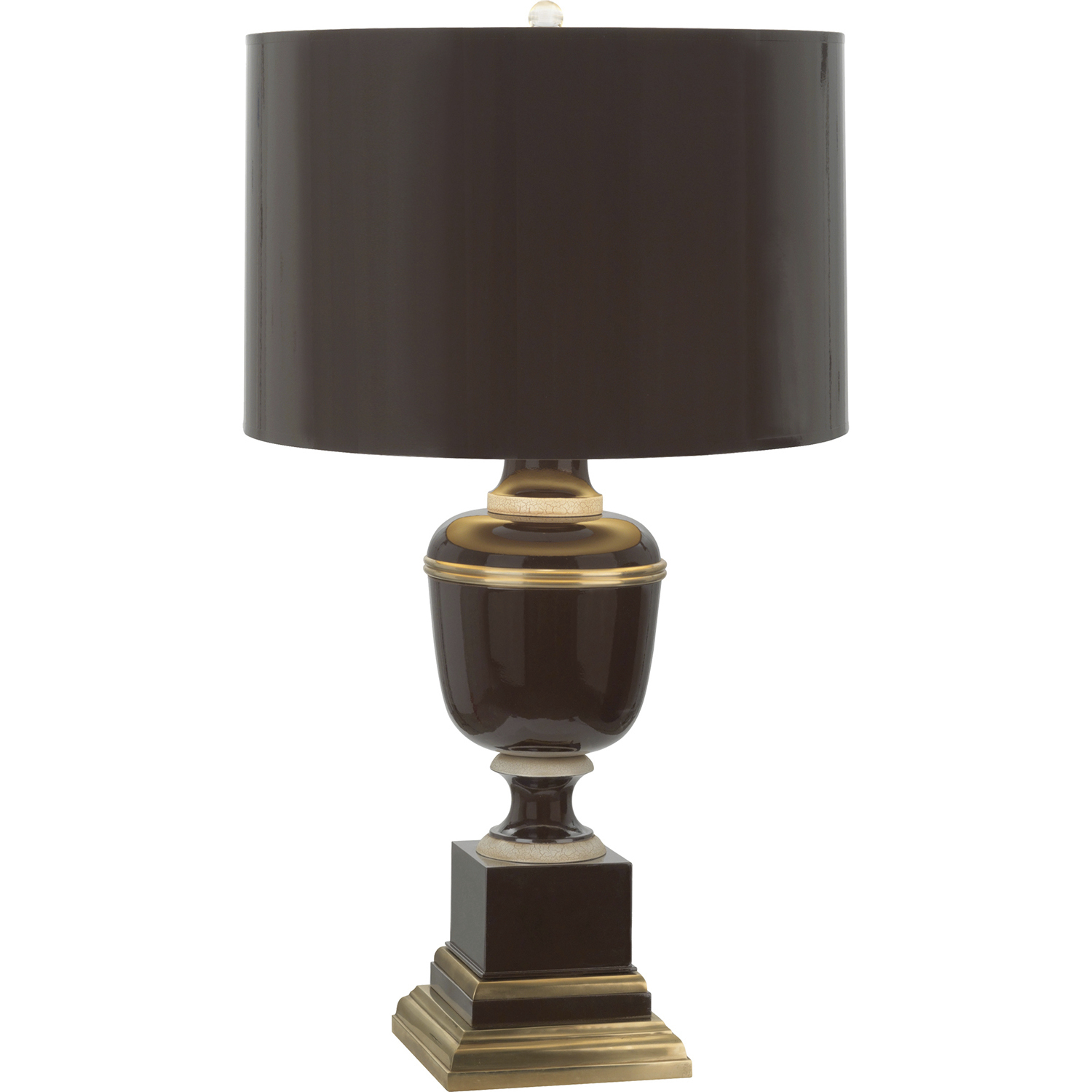 Annika 29.5 inch 150 watt Chocolate Table Lamp Portable Light in Chocolate With Matte Gold