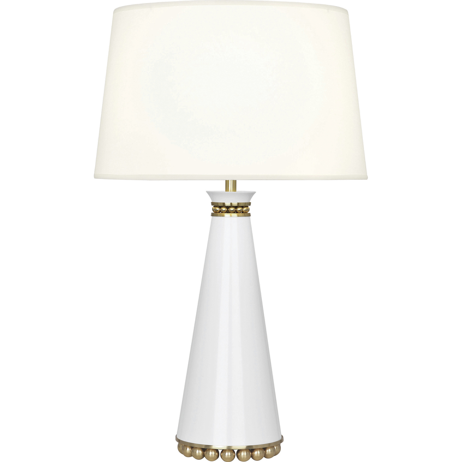Robert Abbey Pearl 29.38 inch 150 watt Lily Table Lamp Portable Light in Modern Brass, Fondine LY44X - Open Box