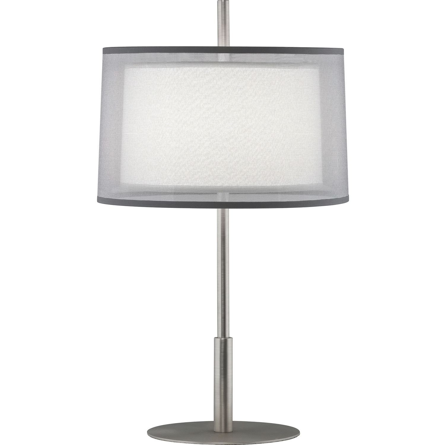 Saturnia 22.75 inch 60 watt Stainless Steel Accent Lamp Portable Light