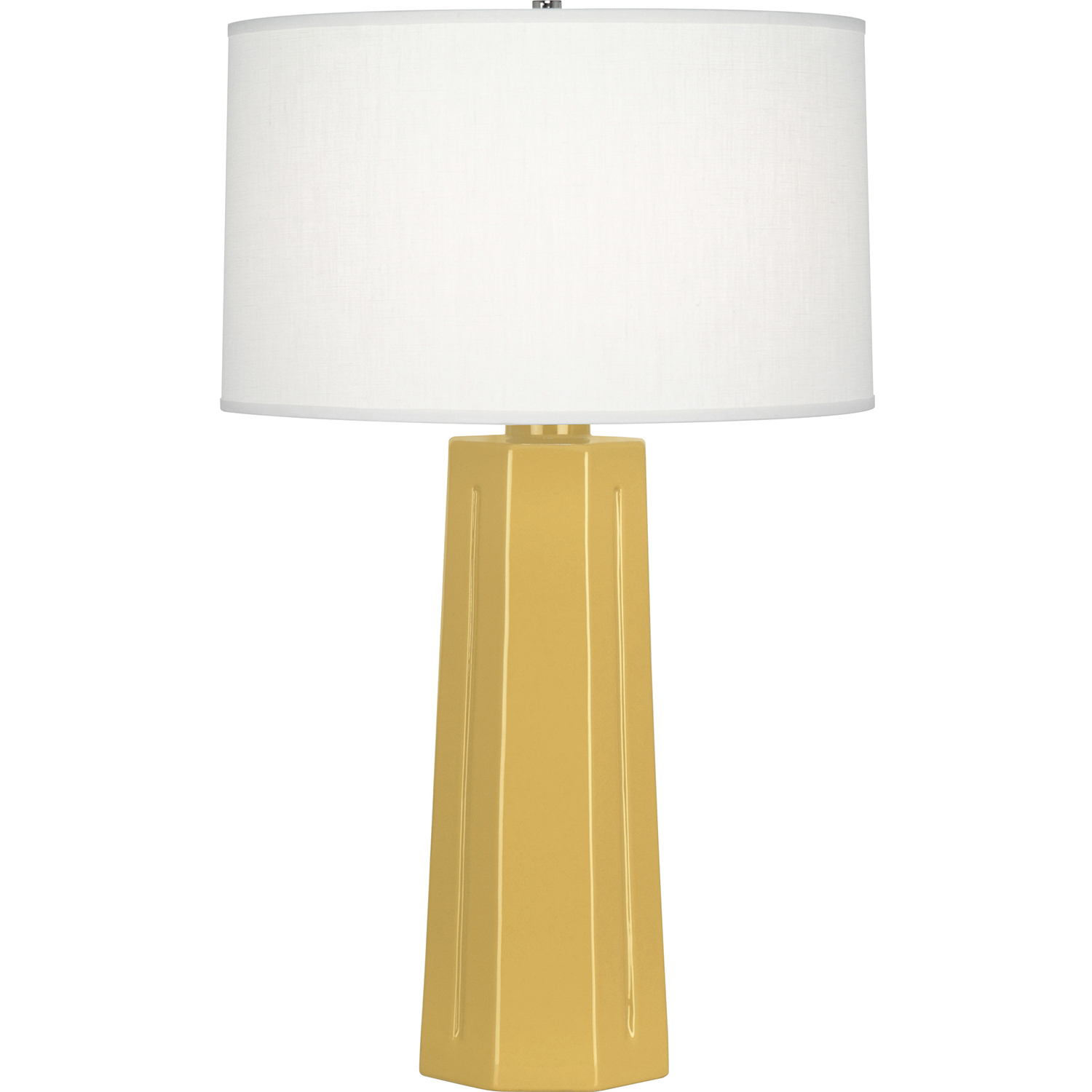 Mason 25.88 inch 150 watt Sunset Yellow Table Lamp Portable Light