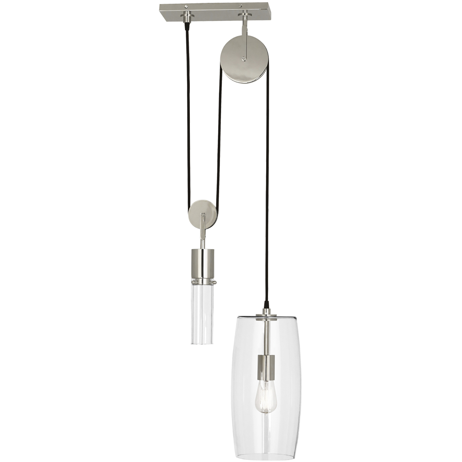 Gravity 1 Light 14.25 inch Polished Nickel Pendant Ceiling Light