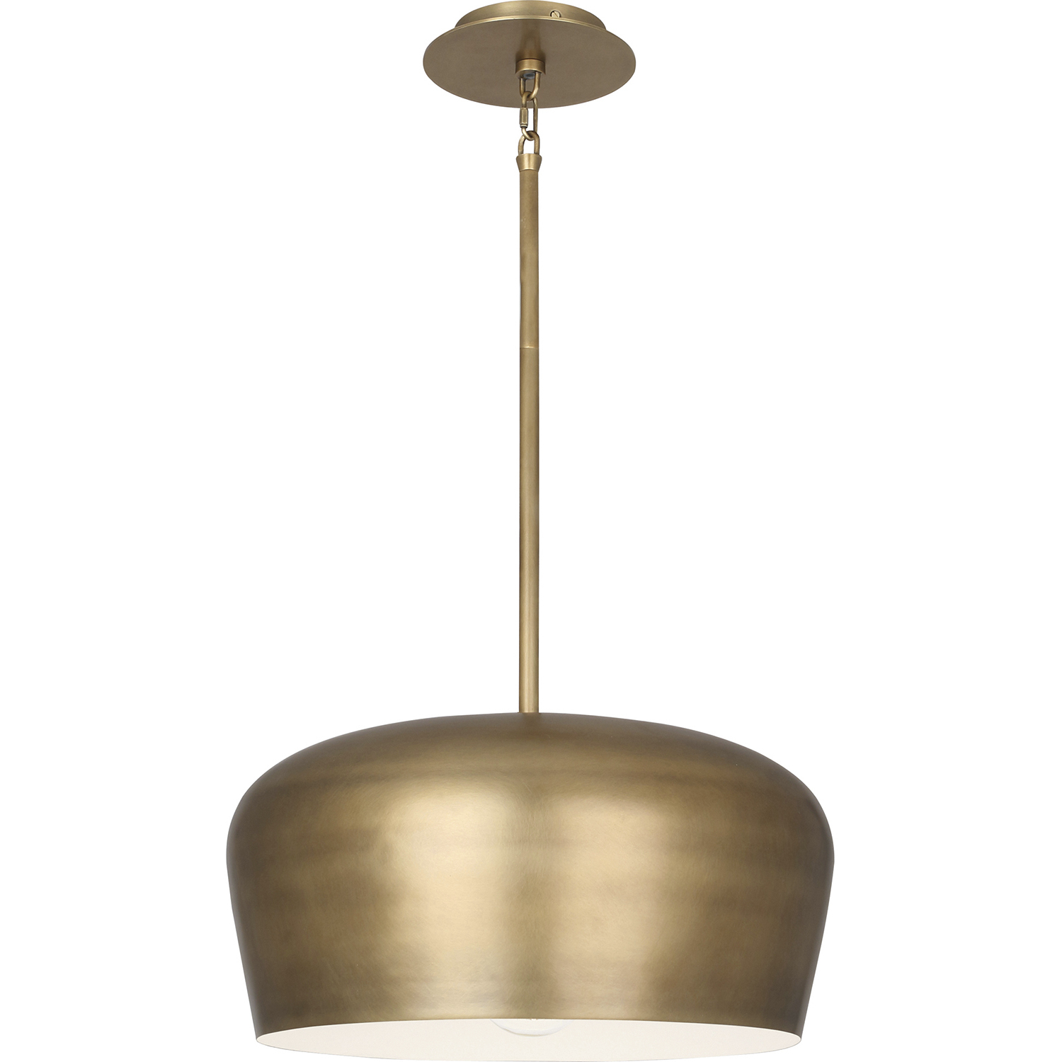 Rico Espinet Bumper 1 Light 18.38 inch Warm Brass Pendant Ceiling Light