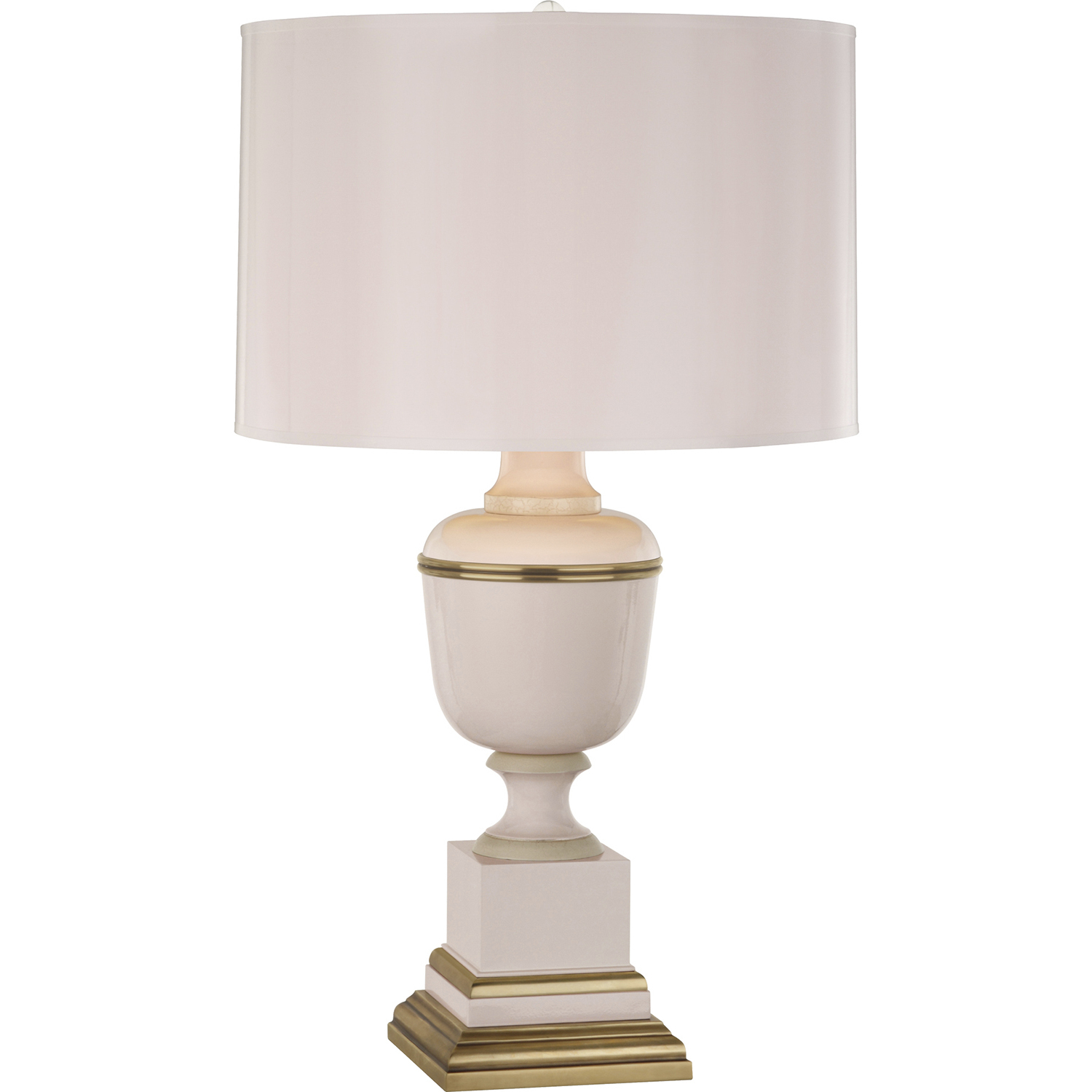 Annika 29.5 inch 150 watt Blush Table Lamp Portable Light in Blush With Matte Gold