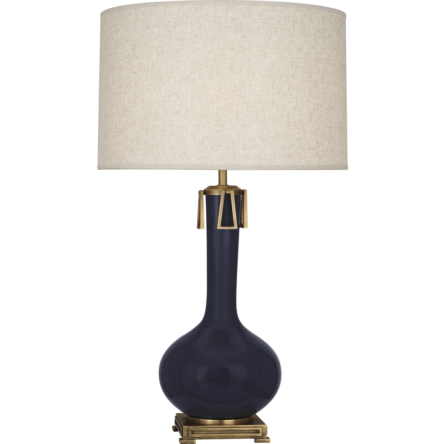 Robert Abbey Athena 31.63 inch 150.00 watt Midnight Blue Table Lamp Portable Light MB992 - Open Box