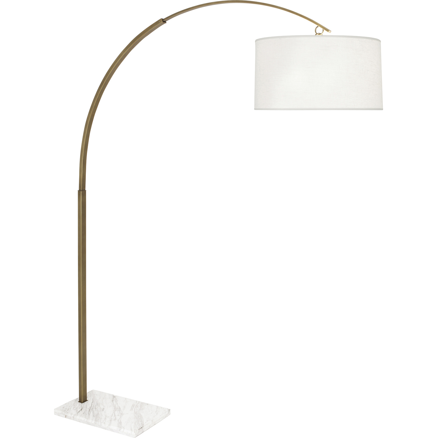 Archer 81 inch 150 watt Warm Brass Floor Lamp Portable Light