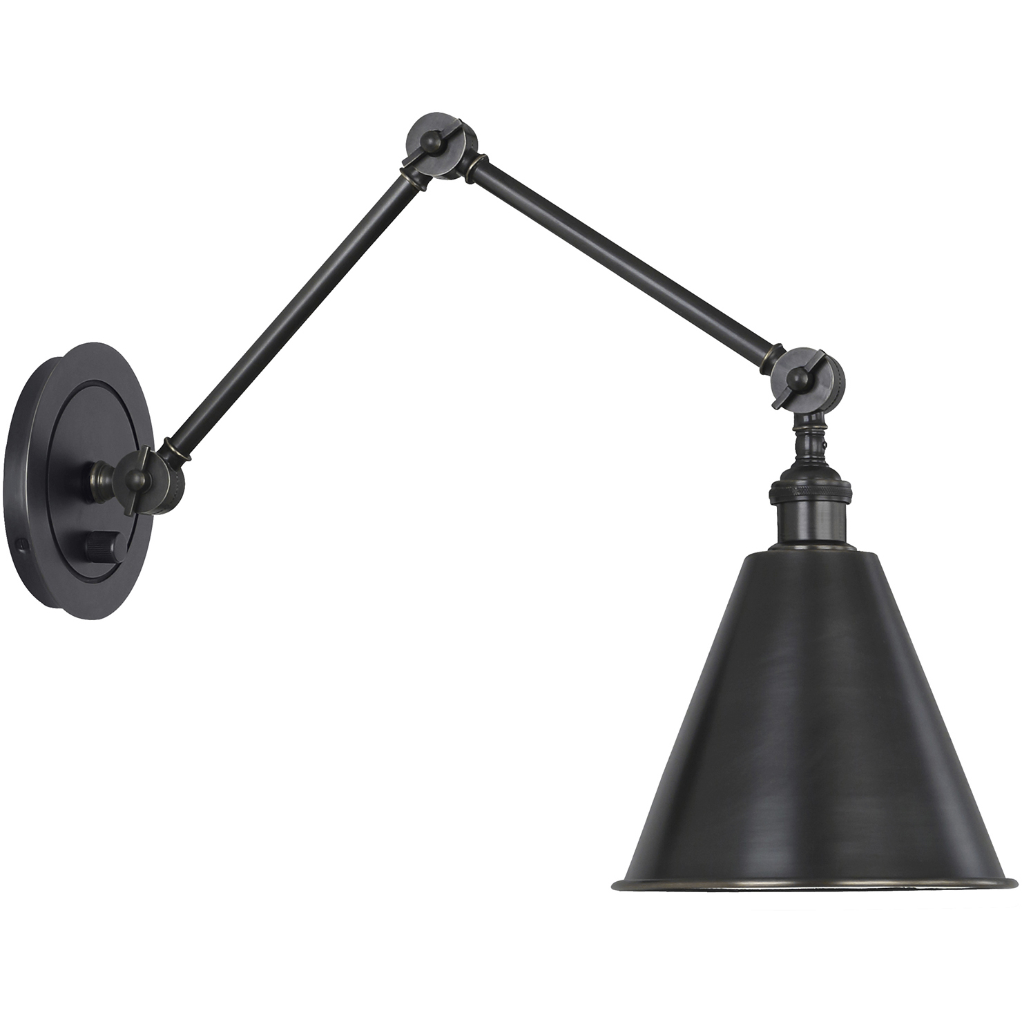 Alloy 1 Light 7.5 inch Deep Patina Bronze Wall Sconce Wall Light